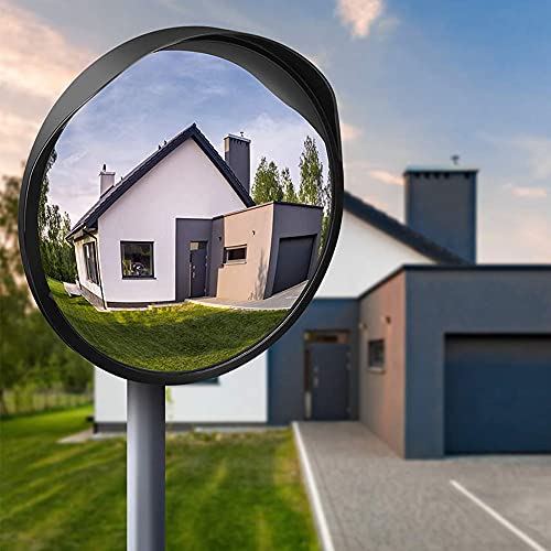 KFGISD, 18 Zoll Sicherheits-Verkehrsspiegel, Straßeneckspiegel, universeller Außenspiegel mit konvexer Kappe, inklusive Montagehalterung,Konvexe Straßenspiegel KFGISD, 18 Zoll Sicherheits-Verkehrsspiegel, Straßeneckspiegel, universeller Außenspiegel mit konvexer Kappe, inklusive Montagehalterung,Konvexe Straßenspiegel von KFGISD