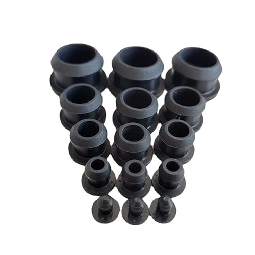 KFGISD, 2/4/10Pcs Silikon Gummi Loch Kappen 4-30Mm Hohe Temperatur Widerstand T Typ Stecker Abdeckung Snap,Dichtungsstopfen(A 10Mm 10Pcs) von KFGISD