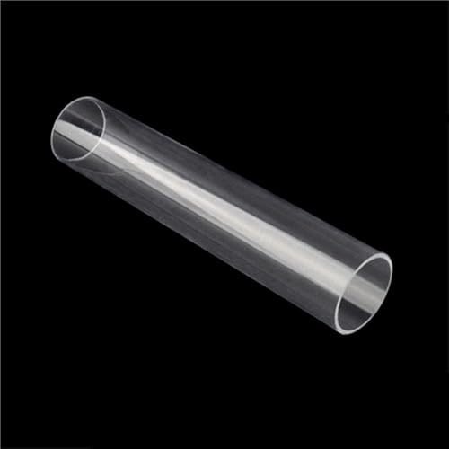 KFGISD, 2 gerade Verbindungsstücke aus klarem Acrylrohr, L 50 cm, Acrylrohr for Aquarium, Gartenbewässerungsrohrverschraubung,Transparente Acrylrohre(20mm) von KFGISD