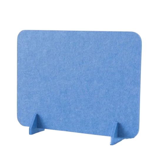 KFGISD, 4-teiliges Filz-Bildschirm-Akustik-Desktop-Proof-Guard-Trennwandbrett for Klassenzimmer-Bibliotheks-Raumtisch,Schreibtisch-Trennwände(Sky Blue,40x60cm) von KFGISD