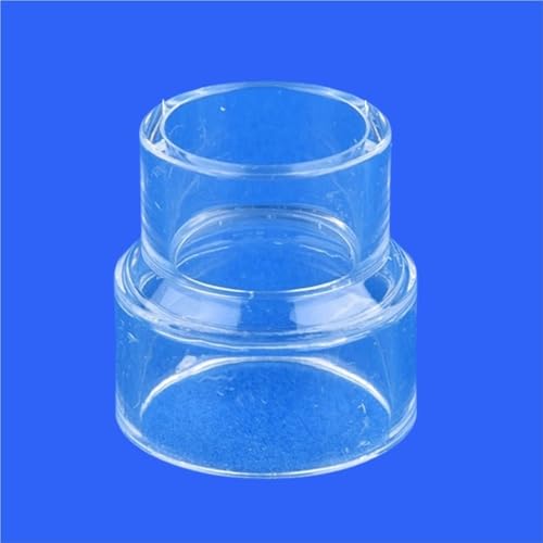 KFGISD, 5 Stück klare Acrylrohre mit variablem Durchmesser, Direktverbinder, Aquarium-Verbindungsstücke, Wasserrohrverschraubungen,Transparente Acrylrohre(25 * 32MM) von KFGISD