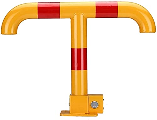 KFGISD, Abschließbarer Poller, klappbar, for Parkspuren, Sicherheitspfosten for Privat und Gewerbe, mit Schrauben und Schlüssel,Parkhaus-Schlösser(Yellow) von KFGISD