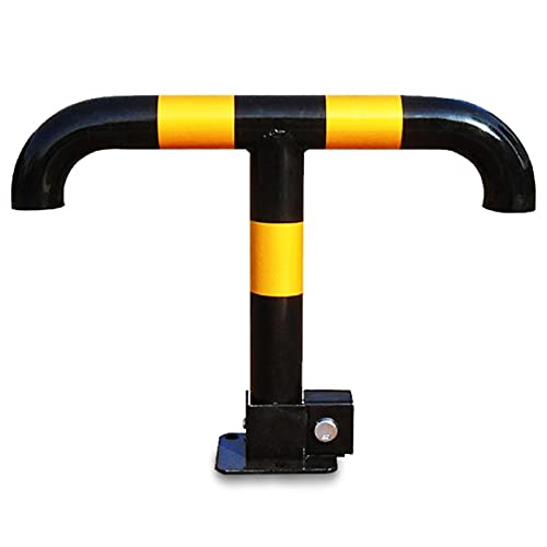 KFGISD, Auto Parkplatz Schloss Poller T Form Faltbare Sicherheit Post Poller Parkplatz Post Starke,Parkhaus-Schlösser(Black) von KFGISD