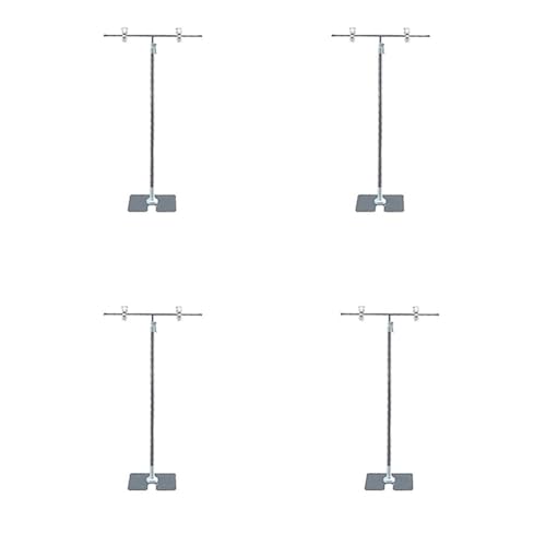 KFGISD, Beliebter Plakatständer Desktop-Schildständer Vertikaler Plakatständer Basis-Plakatständer Plakatständer T-förmiger Plakatständer T Typ C Silber,Poster-Display-Ständer von KFGISD