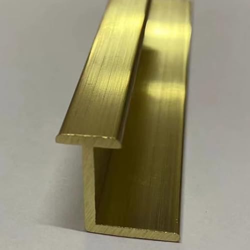 KFGISD, Bodennaht-Verbindungsleiste, extra schmale Bodenspaltabdeckung, Verbindungsleiste, Wandrahmen/Bodenkanten-Dekor,Messing-Bodenübergangsleiste(10mm (3/8")) von KFGISD