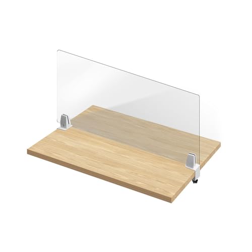 KFGISD, Büro-Desktop-Schallwand, Spritzschutz-Trennwand, transparente Trennwand, Acryl-Büro-Desktop-Trennwand for das Home Office,Schreibtisch-Trennwände(70 * 40cm Single Board (4mm Thick)) von KFGISD