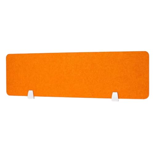KFGISD, Desktop Proof Guard Partition Board reduzieren Lärm und visuelle Ablenkungen for das Büro,Schreibtisch-Trennwände(Orange,40~60cm(9mm Thick)) von KFGISD