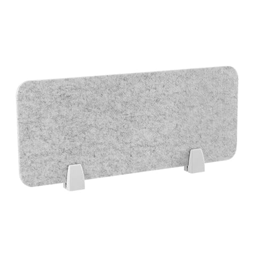 KFGISD, Filz-Bildschirm Akustische Praktische Trennwand, Bruchfest, Verschleißfest for Home Offices Bibliotheken Klassenzimmer,Schreibtisch-Trennwände(Silver Gray,40 * 50cm) von KFGISD