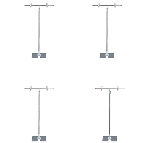 KFGISD, Flaggenbanner 4-teilig Poster T-Form Rahmen Verstellbarer Plakatständer Werbedisplayständer Bannerständer Stehschild Metall Büro T Typ C Silber,Poster-Display-Ständer KFGISD, Flaggenbanner 4-teilig Poster T-Form Rahmen Verstellbarer Plakatständer Werbedisplayständer Bannerständer Stehschild Metall Büro T Typ C Silber,Poster-Display-Ständer von KFGISD