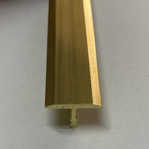 KFGISD, Fugenabdeckungsstreifen for Fliesen und Vinyl-Holzböden, Türspaltverbindungsstreifen for Bodenkanten,Messing-Bodenübergangsleiste(25mm (1") Width) von KFGISD
