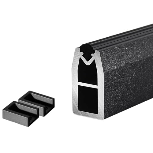 KFGISD, Garderobenstange aus Metall for Aufhängen von Kleidung, Herrendienerstange for das Home Office mit komplettem Zubehör ，Kleiderstange(Black,90cm(2.95ft)) von KFGISD