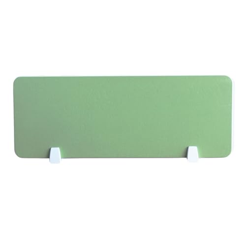KFGISD, Hustenschutz-Schutzschirme, praktische Trennwand, reduziert visuelle Ablenkungen, for Schule und Büro,Schreibtisch-Trennwände(Green,80 * 30CM with Accessories) von KFGISD