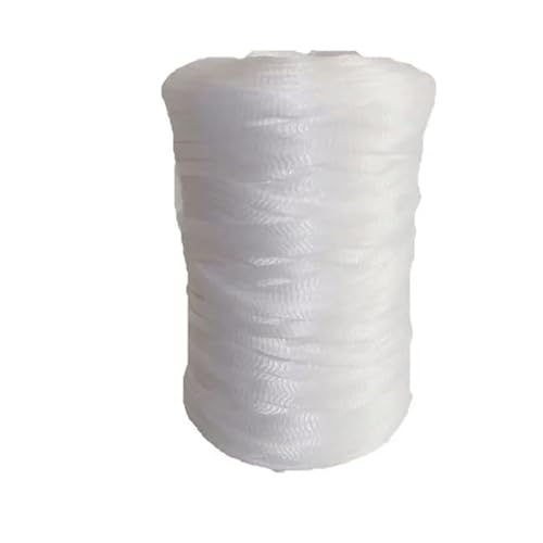 KFGISD, Netzbeutel, Walnuss-/Kastanien-Netzbeutel, Obst-gewebtes Kunststoff-Netzseil, Pflanzennetzhülle, for den Hausgarten, Netzbarrierebeutel,Schaumstoff-Netzhüllen(White Color,Length 10M) von KFGISD