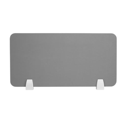 KFGISD, Niesschutz-Schutzschirme, Schreibtischteiler, reduzieren Lärm und visuelle Ablenkungen for Schule und Büro,Schreibtisch-Trennwände(Dark Grey,90 * 30cm with Flat Bottom Clip) von KFGISD