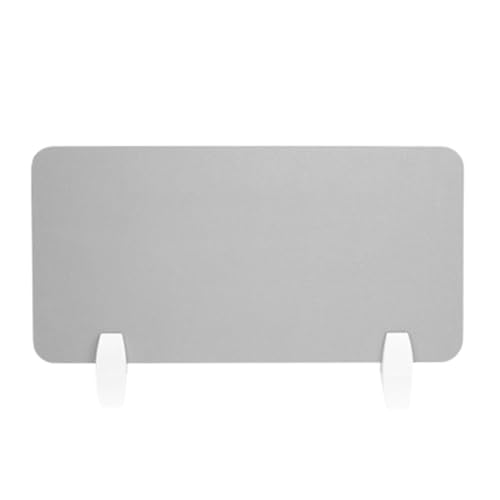 KFGISD, Niesschutz-Schutzschirme, Schreibtischteiler, reduzieren Lärm und visuelle Ablenkungen for Schule und Büro,Schreibtisch-Trennwände(Light Grey,100 * 30cm with Flat Bottom Clip) von KFGISD
