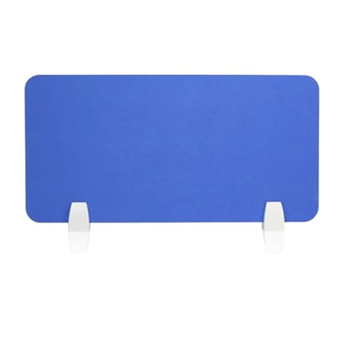 KFGISD, Niesschutz-Schutzschirme, Schreibtischteiler, reduzieren Lärm und visuelle Ablenkungen for Schule und Büro,Schreibtisch-Trennwände(Royal Blue,60 * 30cm with Flat Bottom Clip) von KFGISD