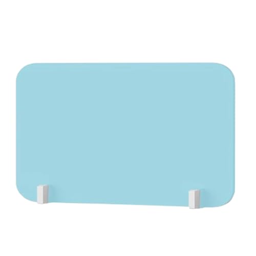 KFGISD, PVC-Desktop-Proof Guard-Trennwand, Trennwand-Raumteiler for Schüler for Testzentren, Schulen,Schreibtisch-Trennwände(Blue,30cm*50cm Comes with a Mobile Base) von KFGISD