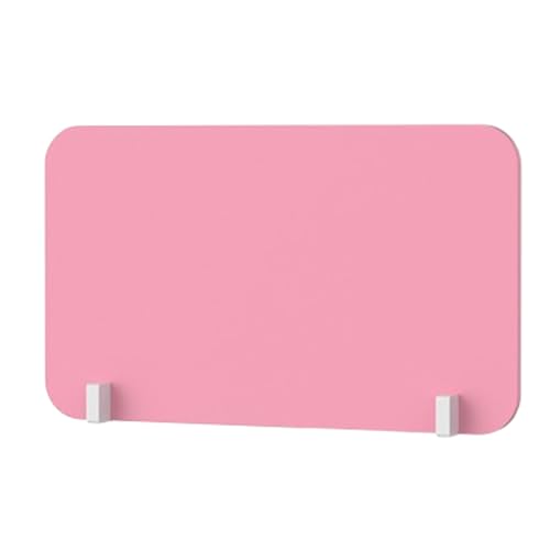 KFGISD, PVC-Desktop-Proof Guard-Trennwand, Trennwand-Raumteiler for Schüler for Testzentren, Schulen,Schreibtisch-Trennwände(Pink,30cm*50cm Comes with a Mobile Base) von KFGISD
