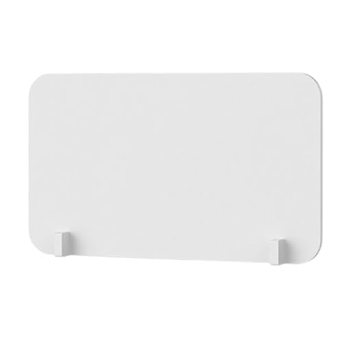 KFGISD, PVC-Desktop-Proof Guard-Trennwand, Trennwand-Raumteiler for Schüler for Testzentren, Schulen,Schreibtisch-Trennwände(White,40cm*60cm Comes with a Mobile Base) von KFGISD