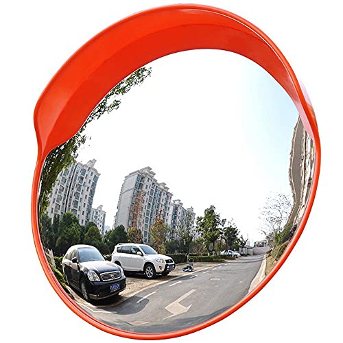 KFGISD, Panorama-Kugelspiegel, Außenspiegel mit konvexer Kappe, Sicherheitsspiegel inklusive Montagehalterung, for Einfahrt, Kreuzung, Geschäft, Garage,Konvexe Straßenspiegel(45CM) von KFGISD