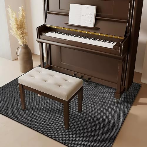 KFGISD, Schalldichte Matte, schallabsorbierende, stoßabsorbierende Bodenmatte for Wohnzimmer, Schlafzimmer, Esszimmer, Dekoration,Klavier-Schalldämmmatte(B,140x180cm) von KFGISD