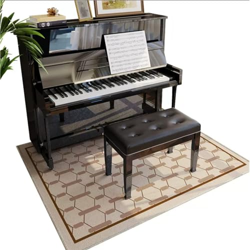 KFGISD, Schalldichter Teppich for Klavier, schalldämpfende, rutschfeste Akustikteppich-Pads for Klaviere, Fußmatte for Musikzimmer im Innenbereich,Klavier-Schalldämmmatte(180cmx180cm) von KFGISD