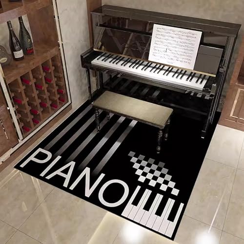 KFGISD, Schlagzeugteppich, Musikteppich mit Rutschfester Unterseite, schalldicht for Klavier, Aufnahmeraum, Studio – 80 x 160 cm,Klavier-Schalldämmmatte(C) von KFGISD