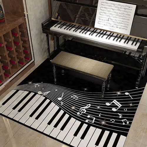 KFGISD, Schlagzeugteppich, Musikteppich mit Rutschfester Unterseite, schalldicht for Klavier, Aufnahmeraum, Studio – 80 x 160 cm,Klavier-Schalldämmmatte(G) von KFGISD