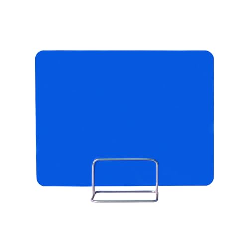 KFGISD, Schreibtisch-Trennwände aus Acryl, Schreibtisch-Trennwand for Büros, Niesschutz, Schutzwände, Prüfungsblende,Schreibtisch-Trennwände(Blue,50 * 30cm with Mobile Clip) von KFGISD