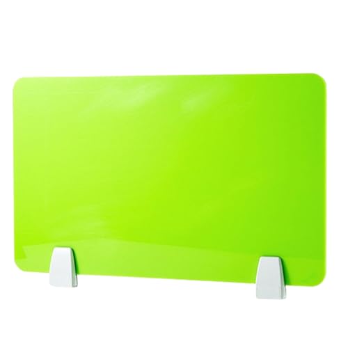 KFGISD, Schreibtisch-Trennwände for das Büro, Acryl-Büro-Desktop-Trennwand,Schreibtisch-Trennwände(Green,80 * 40CM Free Accessories) von KFGISD