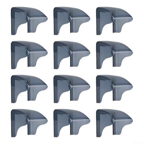 KFGISD, Schutzabdeckung for Außenschalter vom Typ 86 for Steckdosen, regen- und staubdicht, 12er-Pack, 105 x 105 mm ，Wasserdichte Steckdosenabdeckung(Grey 12pcs) von KFGISD