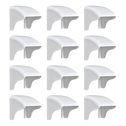 KFGISD, Schutzabdeckung for Außenschalter vom Typ 86 for Steckdosen, regen- und staubdicht, 12er-Pack, 105 x 105 mm ，Wasserdichte Steckdosenabdeckung(White 12pcs) von KFGISD