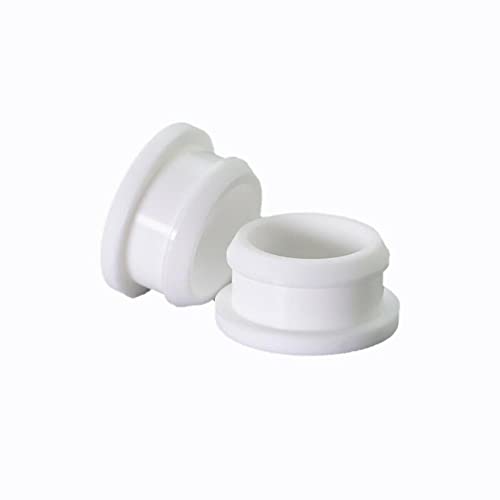 KFGISD, Silikonkautschuk-Lochkappen 4,5–50,6 mm T-Typ-Steckerabdeckung Snap-On-Dichtung Stanzen Endkappen Dichtungsstopper,Dichtungsstopfen(2pcs,44.6Mm) von KFGISD