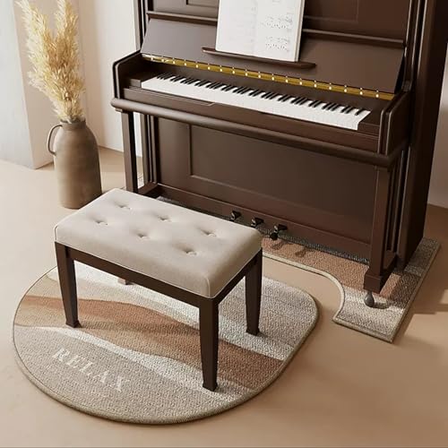 KFGISD, Strapazierfähige, rutschfeste Stuhlmatte for die Heimdekoration, Wohnzimmer, Arbeitszimmer, Spielen,Klavier-Schalldämmmatte(A) von KFGISD