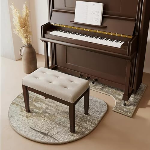 KFGISD, Strapazierfähige, rutschfeste Stuhlmatte for die Heimdekoration, Wohnzimmer, Arbeitszimmer, Spielen,Klavier-Schalldämmmatte(L) von KFGISD