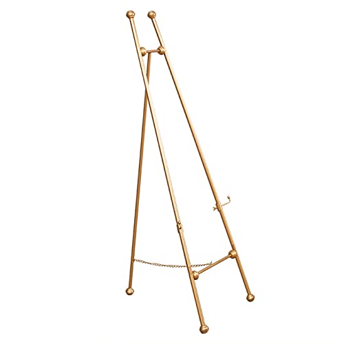 KFGISD, Tragbare Kunststaffelei, Goldener Künstlerstaffeleiständer, klappbare Dreibeinstaffelei, 120/150 cm Metall-Displaystaffelei for Hochzeitsschilder, Poster, Malerei,Poster-Display-Ständer(150cm KFGISD, Tragbare Kunststaffelei, Goldener Künstlerstaffeleiständer, klappbare Dreibeinstaffelei, 120/150 cm Metall-Displaystaffelei for Hochzeitsschilder, Poster, Malerei,Poster-Display-Ständer(150cm von KFGISD