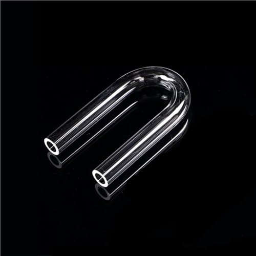 KFGISD, Transparente U-Rohr-Acryl-Rohrverschraubungen, Winkelverbinder for Fischtank, Aquarium, U-förmige Luftrohrverschraubungen, 2 Stück,Transparente Acrylrohre(25mm) von KFGISD