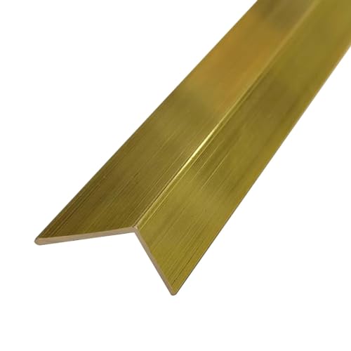 KFGISD, Treppenkantenschutz, Treppenkantenabdeckung, Schwellenleiste for Vinyl/Holz/Fliesen,Messing-Bodenübergangsleiste(10 x 5mm (0.4 x 0.2in)) von KFGISD