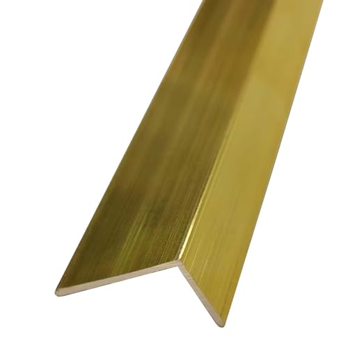 KFGISD, Treppenkantenschutz, Treppenkantenabdeckung, Schwellenleiste for Vinyl/Holz/Fliesen,Messing-Bodenübergangsleiste(20 x 12mm (0.8 x 0.5in)) von KFGISD