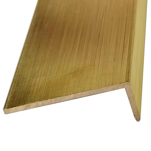 KFGISD, Treppenkantenschutz, Treppenkantenabdeckung, Schwellenleiste for Vinyl/Holz/Fliesen,Messing-Bodenübergangsleiste(30mm x 10mm (1.2 x 0.4in)) von KFGISD