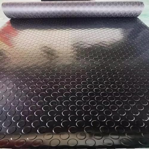 KFGISD, Verschleißfeste Garagenbodenmatte aus Gummi, Dicker, großer Läuferteppich for Eingangsschuppen, Keller, Werkstatt,Gummibodenmatten für Garagen(1.2x5.5m/3.9x18ft) von KFGISD
