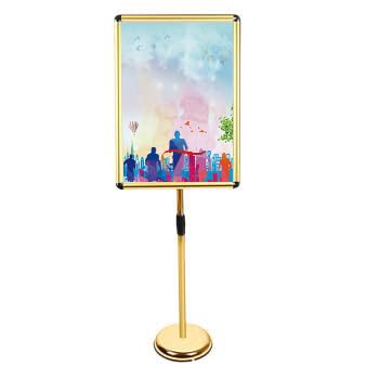 KFGISD, Verstellbarer Plakatständer, robuster Metallsockel mit Schnappverschluss, bodenstehender Schilderständer, vertikale und horizontale Anzeige, Schilderanzeige, 24,4 x 34,3 cm, schwarz,Poster-Di KFGISD, Verstellbarer Plakatständer, robuster Metallsockel mit Schnappverschluss, bodenstehender Schilderständer, vertikale und horizontale Anzeige, Schilderanzeige, 24,4 x 34,3 cm, schwarz,Poster-Di von KFGISD