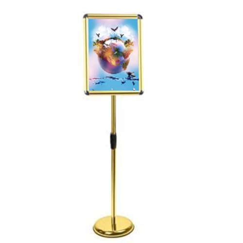 KFGISD, Verstellbarer Plakatständer, robuster Metallsockel mit Schnappverschluss, bodenstehender Schilderständer, vertikale und horizontale Anzeige, Schilderanzeige, 24,4 x 34,3 cm, schwarz,Poster-Di KFGISD, Verstellbarer Plakatständer, robuster Metallsockel mit Schnappverschluss, bodenstehender Schilderständer, vertikale und horizontale Anzeige, Schilderanzeige, 24,4 x 34,3 cm, schwarz,Poster-Di von KFGISD