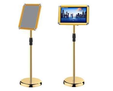 KFGISD, Verstellbarer Plakatständer mit robustem Sockel for vertikale und horizontale Ansicht, Schildhalter for Schilder, Poster 17,72 * 24,57 Zoll schwarz ,Poster-Display-Ständer(Golden,9.45*12.87inc KFGISD, Verstellbarer Plakatständer mit robustem Sockel for vertikale und horizontale Ansicht, Schildhalter for Schilder, Poster 17,72 * 24,57 Zoll schwarz ,Poster-Display-Ständer(Golden,9.45*12.87inc von KFGISD