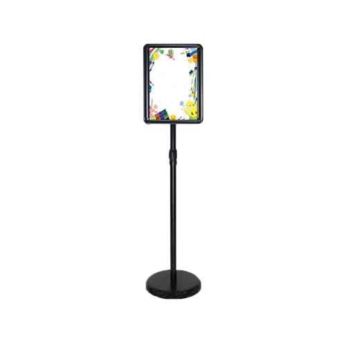 KFGISD, Verstellbarer Plakatständer mit robustem Sockel for vertikale und horizontale Ansicht, Schildhalter for Schilder, Poster 9,45 * 12,87 Zoll, weiß,Poster-Display-Ständer(Black,9.45 * 12.87inch) KFGISD, Verstellbarer Plakatständer mit robustem Sockel for vertikale und horizontale Ansicht, Schildhalter for Schilder, Poster 9,45 * 12,87 Zoll, weiß,Poster-Display-Ständer(Black,9.45 * 12.87inch) von KFGISD