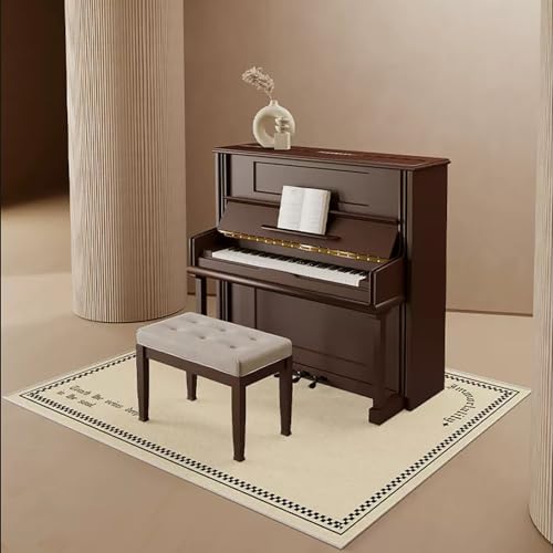 KFGISD, Waschbarer, Rutschfester, rechteckiger Teppich, Schutzhülle for Klavierpedale, Zubehör for Musikinstrumente, Dicke 0,32 Zoll,Klavier-Schalldämmmatte(C,80x160cm) von KFGISD
