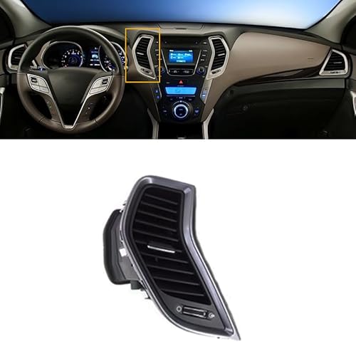 Dashboard/Passend for Hyundai Fe IX45 2013–2017 974102W000 Auto-Frontreihe Wind Center Klimaanlage Vent Grill Outlet Panel mit Chromplatte(Gold) von KFJFDHES