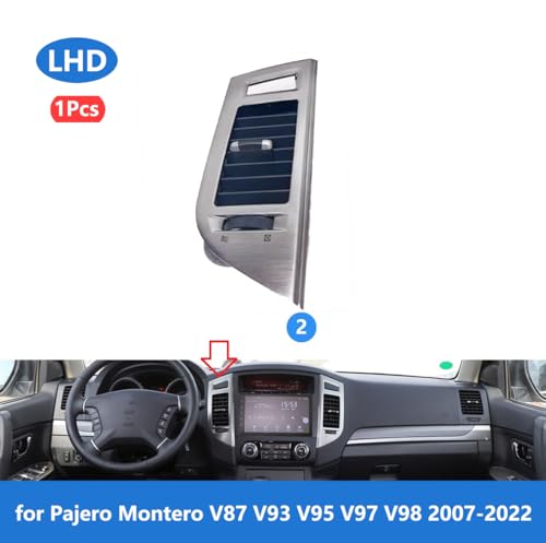 Dashboard/Passend for Mitsub-ishi Pajero Montero V87 V93 V95 V97 V98 2007-2022. Der Luftauslass der Klimaanlage im Armaturenbrett ist geeignet(Mid L Sliver) von KFJFDHES