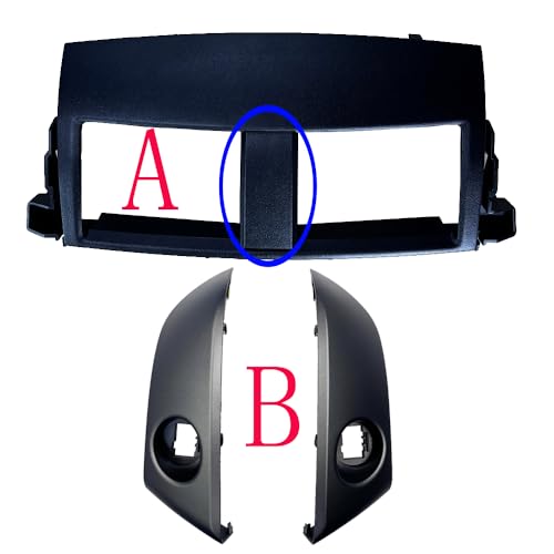 Dashboard/Passend for Toyota RAV4 2006 2007 2008 2009 2010 2011 2012 A/C-Klimaanlagen-Auslassrahmen, Lüftungsschlitze, Lüftungsblendenabdeckung(Strip-B-Frame A) von KFJFDHES