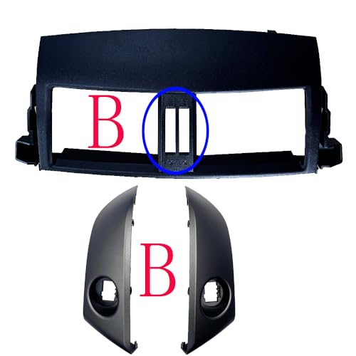 Dashboard/Passend for Toyota RAV4 2006 2007 2008 2009 2010 2011 2012 A/C-Klimaanlagen-Auslassrahmen, Lüftungsschlitze, Lüftungsblendenabdeckung(Strip-B-Frame B) von KFJFDHES
